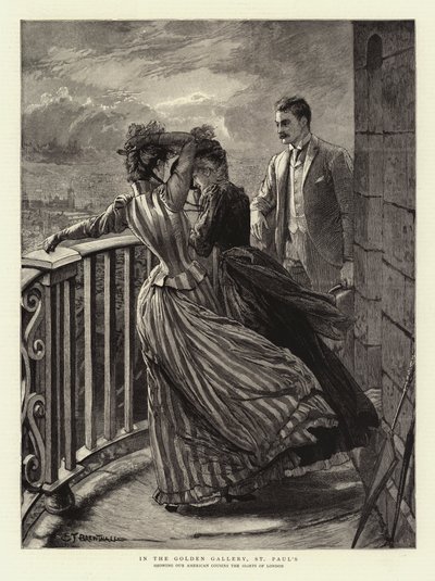 En la Galería Dorada, San Pablo de Edward Frederick Brewtnall